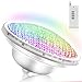 Roleadro LED Piscina Luci Subacquee Multicolore RGB 21W PAR56 con Telecomando Illuminazione per Piscina Impermeabile IP68 per Nicchia[12-24V] [Classe di efficienza energetica A+++]