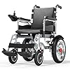 Electric Wheelchairs for Adults, 25+ Miles Long Travel Range, Foldable Motorized Wheelchair, Portable All-TerrainMotorized Wheelchair for The Elderly