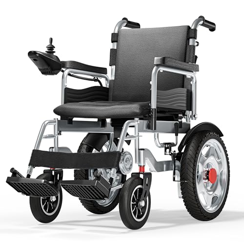 Electric Wheelchairs for Adults, 25+ Miles Long Travel Range, Foldable Motorized Wheelchair,...