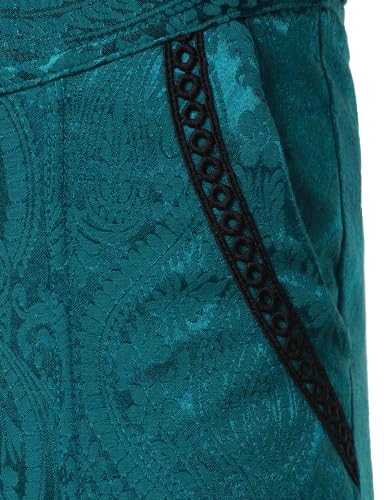 Image of VATPAVE Mens Gothic Pants Cosplay Costume Steampunk Victorian Pants