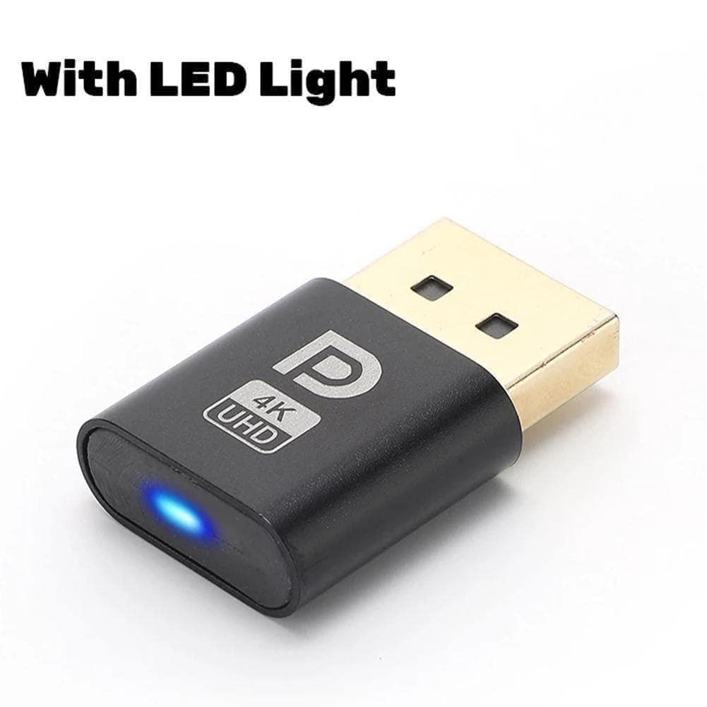 DP Dummy Plug Virtual Display Adapter EDID Headless Emulator 4K DP Displayport Display per scheda video Accessori Virtual
