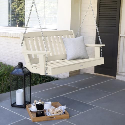 Image of highwood AD-PORL2-WAE Lehigh Porch Swing, 4 Feet, Whitewash