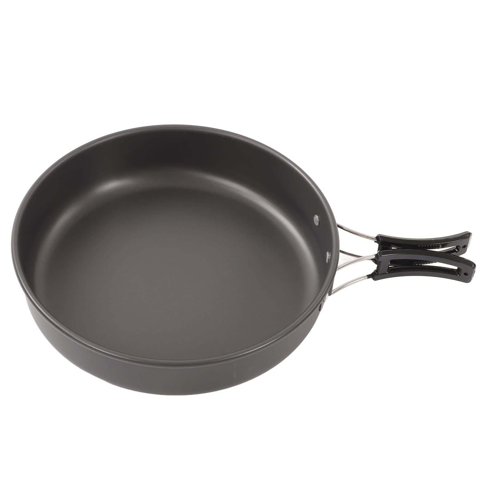 Set da cucina da campeggio portatile in allumina dura da 10 kg con manico in acciaio inossidabile con carico, pentole da campeggio per zaino in spalla da campeggio