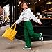 Voxikodex Size 8 9 Years Girls Cute Clothes 3PCS Cropped Hoodie Sweatshirt Cami Top Cargo Pants Fashion Kids Girls Fall Winter Outfits Set Green(8-9Y)