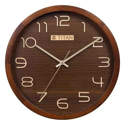 Image of Titan Classic Wooden Wall Clock (30cm x 30cm) W0104WA01