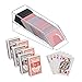 Relaxdays Kartenschlitten, Kartenspender mit 6 Decks, Blackjack Zubehör, HxBxT: 10 x 10 x 29 cm, transparent/schwarz Baby,Schwarz günstig Kaufen-Relaxdays Kartenschlitten, Kartenspender mit 6 Decks, Blackjack Zubehör, HxBxT: 10 x 10 x 29 cm, transparent/schwarz