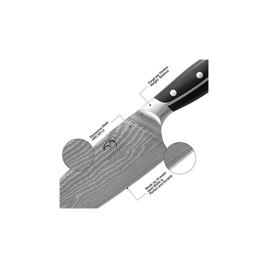 16-Pieces-Damascus-Knife-Set-for-Kitchen-NANFANG-BROTHERS-VG10-Damascus-Steel-Chef-Knife-Set-with-ABS-Ergonomic-Handle-Meat-Fork-Serrated-Steak-Knife-Set-of-6-Wooden-Block 16PCS Damascus Kitchen Knife Set with Block, Razor Sharp VG10 67-Layer Steel and Triple Rivet Handle, 6 Serrated Steak Knives, Meat Fork, Knife Sharpener, Kitchen Scissor, Chef Knife Set, Natural Wood