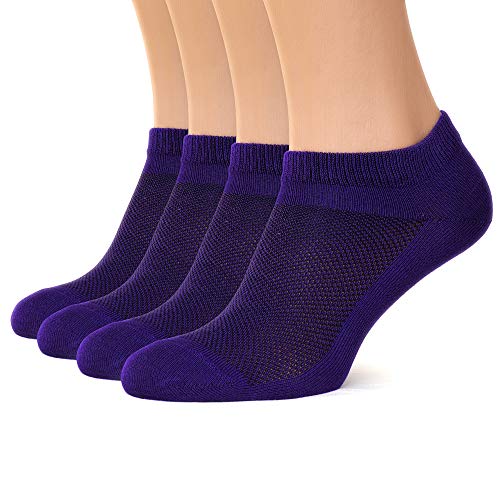 Image of Duna Ankle Socks for Womens - Ultra Thin Breathable Cotton Sport Socks - Athletic, Running, Low Cut, No Show (4 and 6 pairs)
