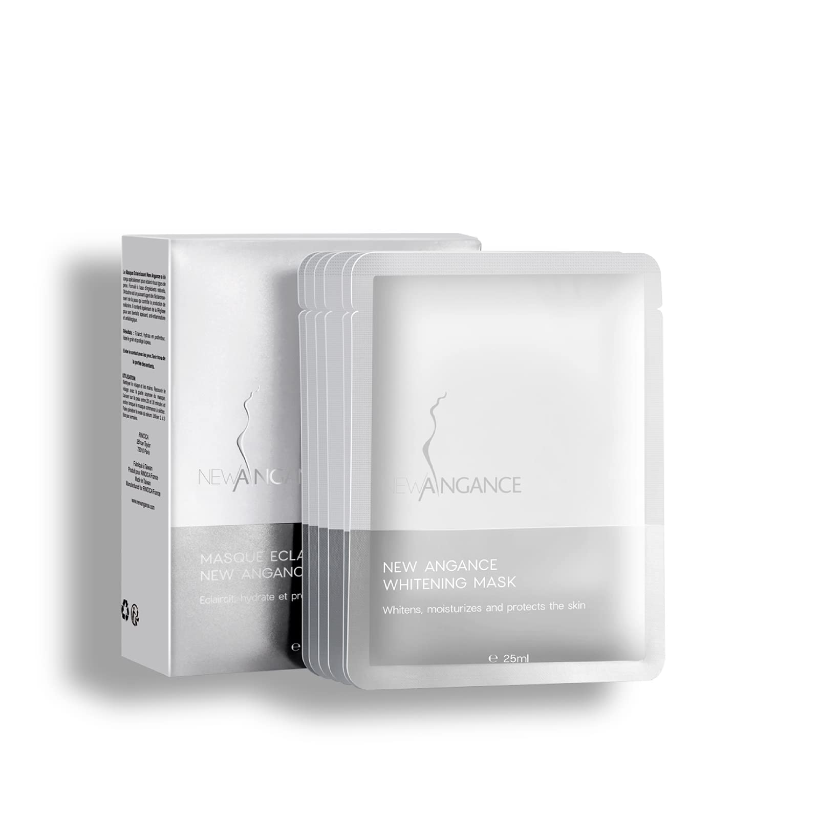 NEW ANGANCE Mask, Moisturizing, Hydrating, Skin-lightening,10 Sheets (Lightening Mask)