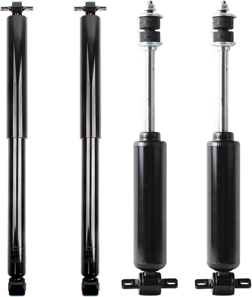 Shocks Struts,Abrillvt Front Rear Shock Absorbers for Chevy Fits 1988-2000 for Chevy C2500 C3500,1988 1989 1990 1991 1992 1993 1994 1995 1996 1997 1998 99 00 for GMC C2500 C3500 344263 34741-4pcs