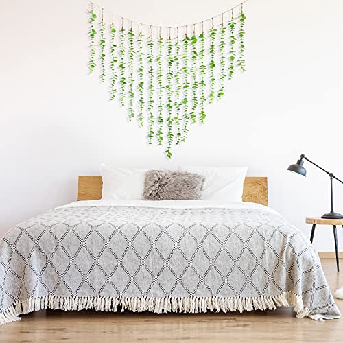 Maitys Eucalyptus Hanging Wall Decor Artificial Boho Decor Fake Eucalyptus Vine Decoration For Bathroom Bedroom Farmhouse Nursery House #TOP5