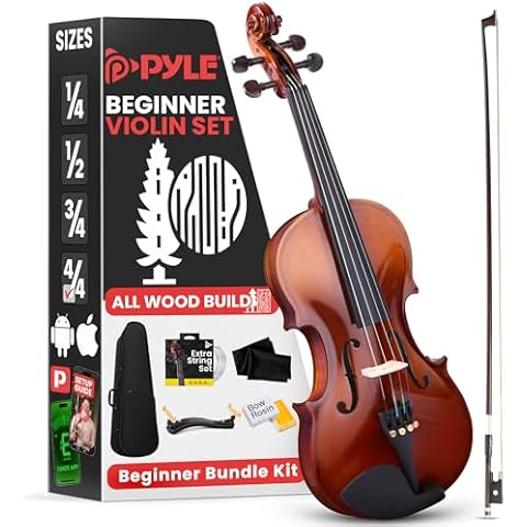Pyle Full Size Beginner Violin Kit Cover