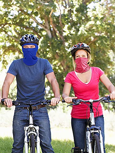 Image of Zhanmai Ski Mask for Men Balaclava Face Cover Full Face Mask Breathable UV Protector Neck Gaiter for Outdoor Motorcycle