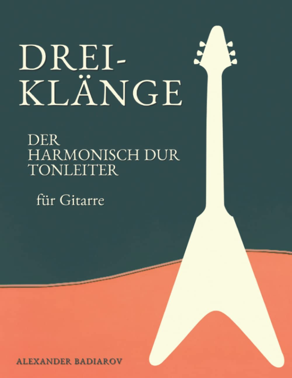 Dreiklänge der Harmonisch Dur Tonleiter für Gitarre