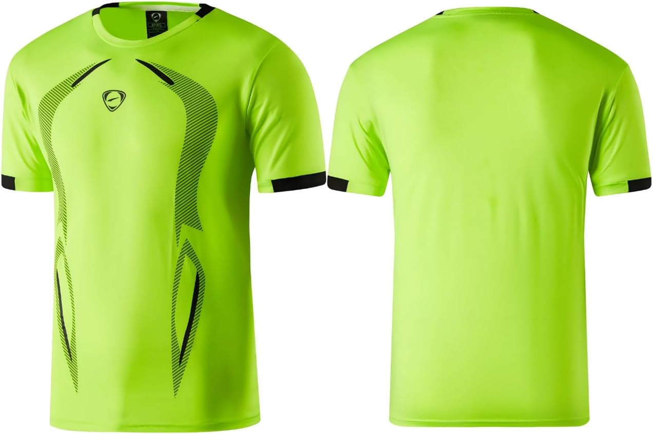 5 Pack Men's Active Quick Dry T Shirts Athletic Running Gym Workout Sport Tee Shirt Tshirt Golf Tennis Tops Bulk LSL133 - Image 5