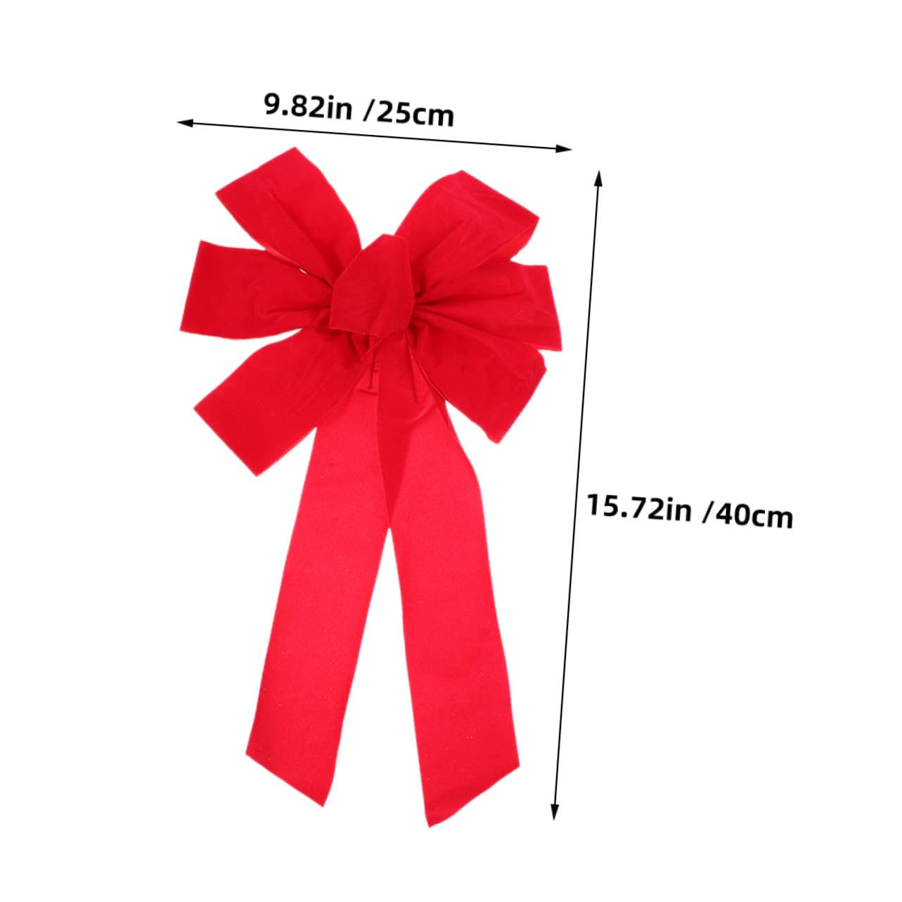 10 piezas Lazos Grandes de Terciopelo para Decoración de Eventos y Fiestas de Elegantes Adornos para Guirnaldas Interiores y Exteriores Decoración Navideña Lujosa