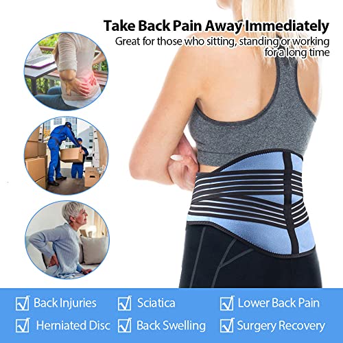 Comfpack Ice Pack For Back Pain Relief, With 2 Gel Packs Reusable Lower Back Ice Pack Wrap For Lumbar, Sciatic Nerve, Herniated, Degenerative Disc, Coccyx, Tailbone Pain, Injuries #TOP1