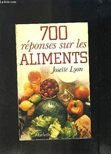 700 REPONSES SUR LES ALIMENTS