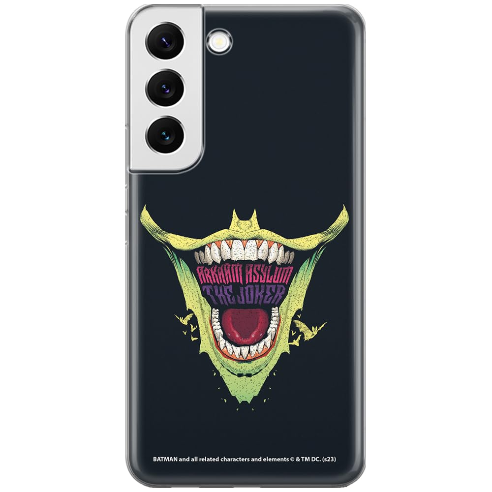ERT GROUP mobile phone case for Samsung S22 PLUS original and officially Licensed DC pattern Joker 031 optimally adapted to the shape of the mobile phone, case made of TPU