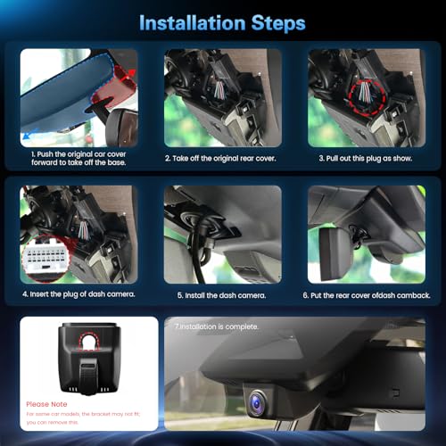 Viidure 4K Front Dash Cam 2023-2025