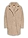 Produktbild ONLY Damen Onlaurelia Sherpa Coat Cc OTW Mantel, Beige (Cuban Sand Cuban Sand), Large (Herstellergröße:L)