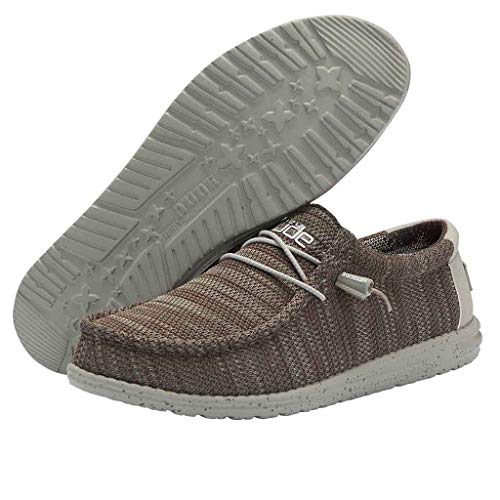 Image of HEYDUDE Men's Wally Sox | Retired Men's Shoes | Men's Lace Up Loafers | Comfortable & Light-Weight