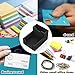 Kamehame Black Sticky Note Holder, Silicone Memo Holder with Pen or Card Slots, Sticky Note Dispenser, Fits 3x3 Inches Sticky Notes