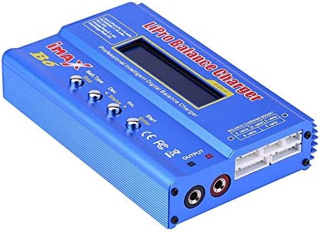 RC Charger, 3Types 80W 1-6S Digital Balance Charger Discharger for Lithium Battery Batteries(Plug)