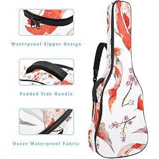 Housse de sac de guitare épaisse avec rembourrage en éponge imperméable pour guitare acoustique électrique basse… - Les Beatles, Paul McCartney, John Lennon, RIngo Starr, George Harrison Housse de sac de guitare épaisse avec rembourrage en éponge imperméable pour guitare acoustique électrique basse… – Image 4