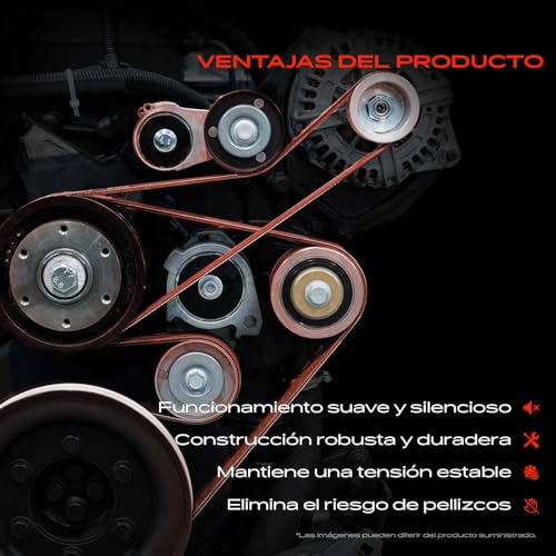 Polea guía de rodillos soluciona ruido motor Corsa D 1.4L gasolina Frankberg 6