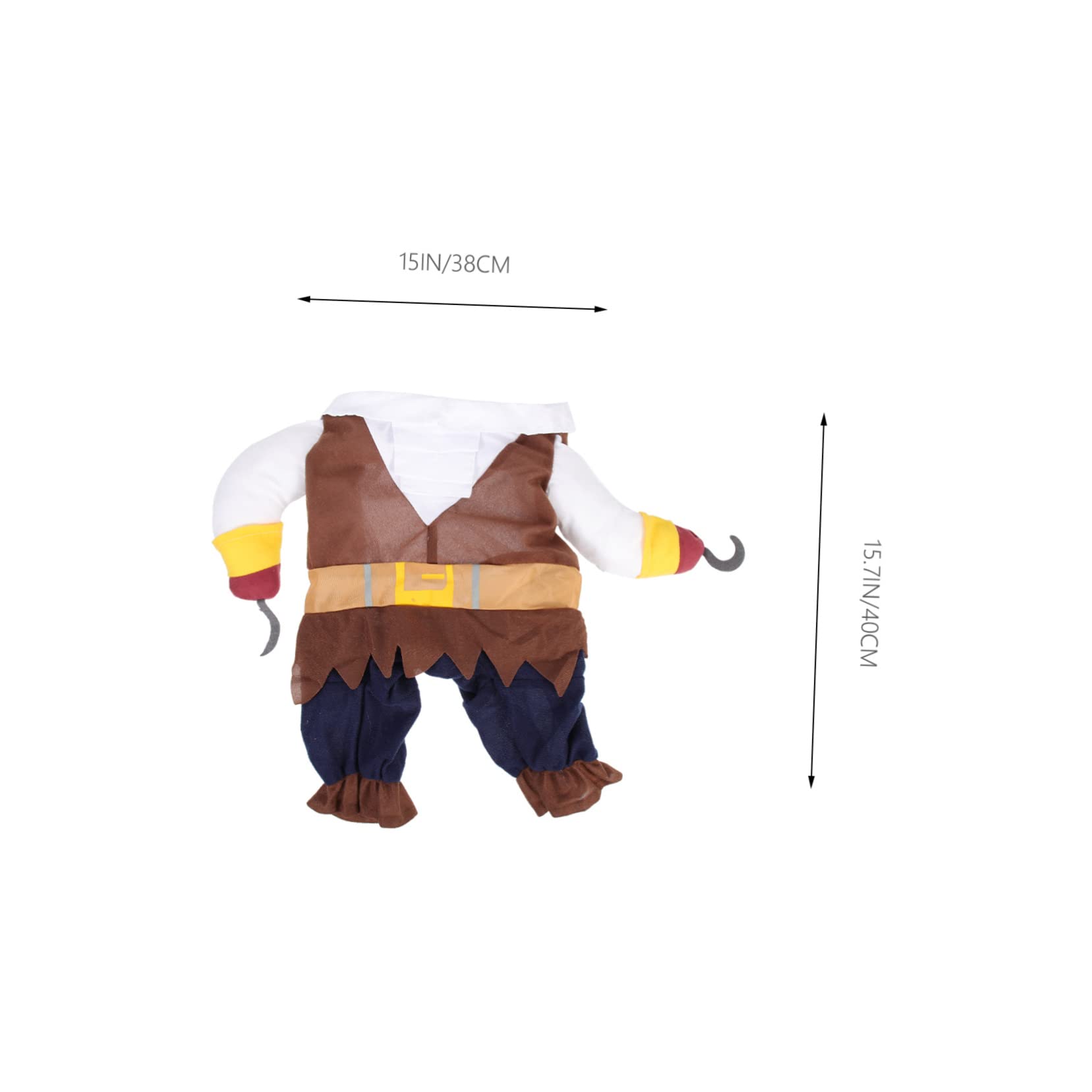 Sosoport 5 Set Costume da trasformazione per animali domestici costumi cane divertenti dog costume cappello da pirata per cane vestiti per cani comodi costume da pirata costume da cane Moda