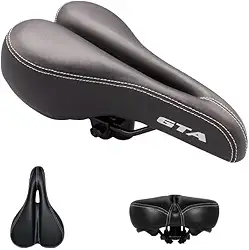 Selim Banco Bike Spinning Vazado Confort Mtb Espuma Macia