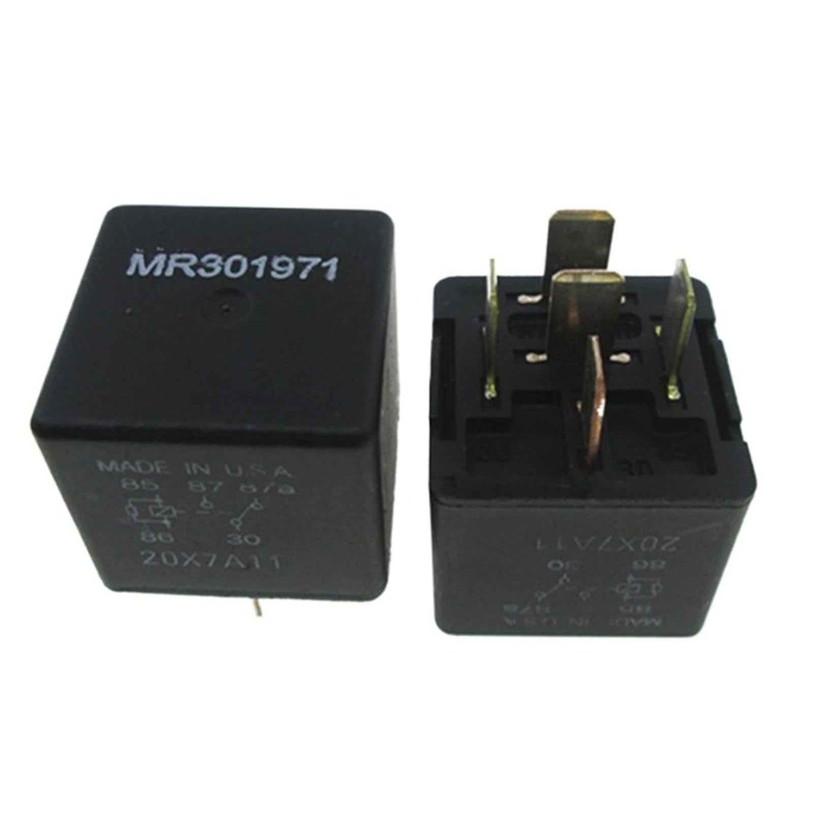 Relais 12V MR301971 301971 de rechange automobile à 5 broches de connexion