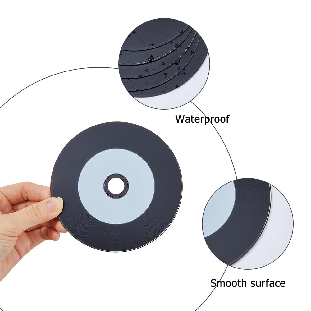 DICOSMETIC 25 dischi musicali vuoti CD R dischi vuoti CD CD supporti scrivibili 700 MB memoria 80 minuti 52X disco scrivibile per dati e musica nero
