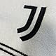 Juventus Badetücher, Set mit 2 Badetüchern, Gesichtstuch, Bidethandtuch, offizielles Produkt, 100% Baumwolle, 2-teiliges Set, Weiß und Schwarz