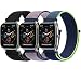 Produktbild Yisica Armband für Amazfit GTS 2 Mini/Amazfit GTS 2 / Amazfit GTS 3, [3 Stück] 20mm Nylon Klettverschluss Verstellbare Geflochtenes Ersatz Uhrenarmband für Amazfit GTS 2e / GTR 42mm
