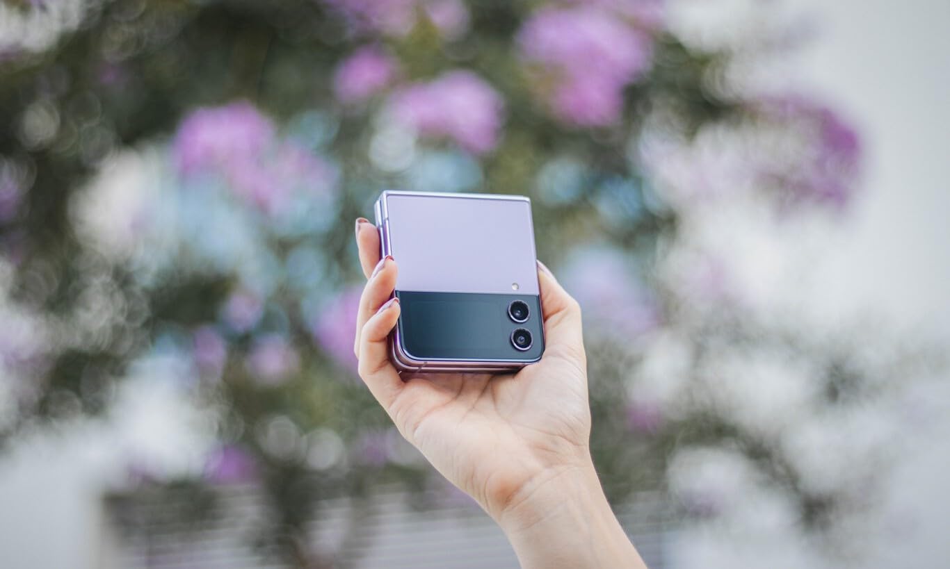 Amazon.com: Samsung Galaxy Z Flip 4 5G, US Version, 128GB, Bora