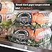 Angel's Peel Lounge Thank You Tamper Proof Stickers Roll — Tamper Evident Stickers for Delivery Bags, Drink Lids, Food Containers, Writable Seal Tape, Thank You Labels - 3x3in 250-COUNTS, BLACK, ROUND