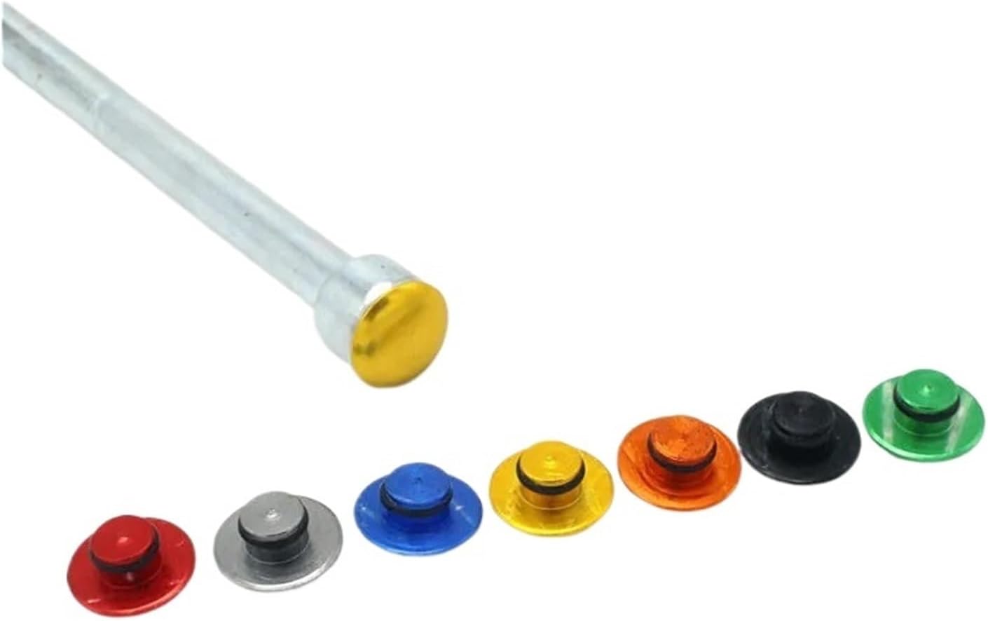 10Pcs Motorcycle Universal M8 8MM Hex Socket Bolt Screw Nut Head Cover Cap Aluminum Alloy Moto Accessories(Red)
