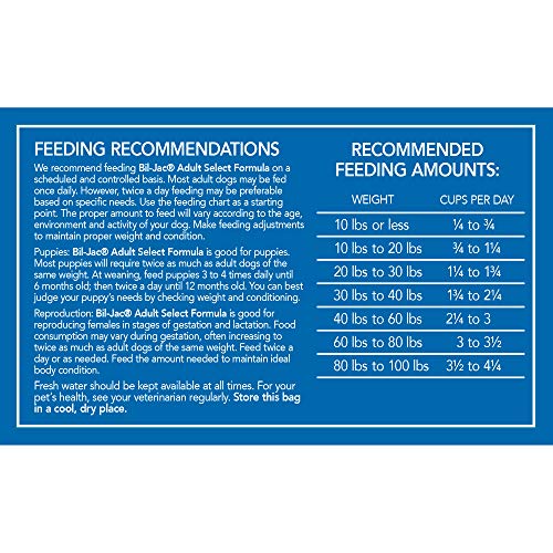 Bil-Jac Dog Food Dry Adult Select Formula 15 Lb Bag - Real Chicken 1St Ingredient, Easy To Chew Bites, Small Or Large Breed - Super Premium Since 1947 #TOP5