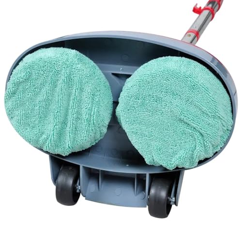 Macchina Lavaggio E Lucidatura Pavimenti 5 In 1 – Doppia Testina 400 Rpm, Leggera (3,2 Kg), Per Parquet, Marmo, Moquette – Lucidatrice & Pulitrice Con 6 Accessori, 230V - 7