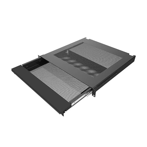 Penn Elcom EX-6301B: Black Laptop Security Drawer with Rear Cable Access