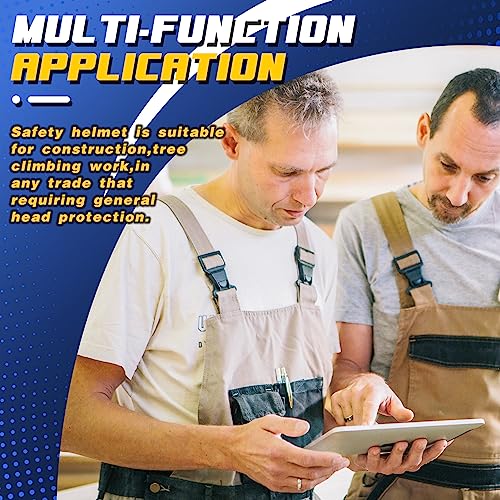 Lohaswork Safety Hard Hat Ansi Z89.1 Approved Adjustable Safety Helmet,6-Point Suspension,Construction Forestry Aborist Work(01White) #TOP1