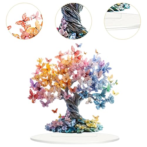 Décoration de table arbre en métal ciselé luxe pour bibliothèque - 3