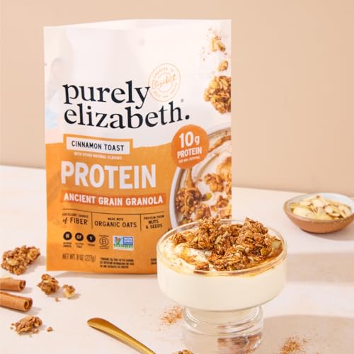 Image of Purely Elizabeth, Protein Granola, Variety Pack, 8oz Bags (3 Pack)