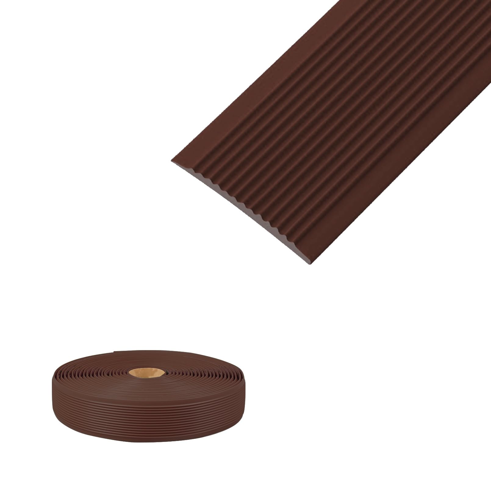 Borde de Escalera de Vinilo Antideslizante, Perfil de PVC Autoadhesivo de Borde Para Escaleras, Antideslizante, Utilizado Para Escaleras Interiores Y Exteriores, Tiras Antideslizantes Para Peldaños(Br