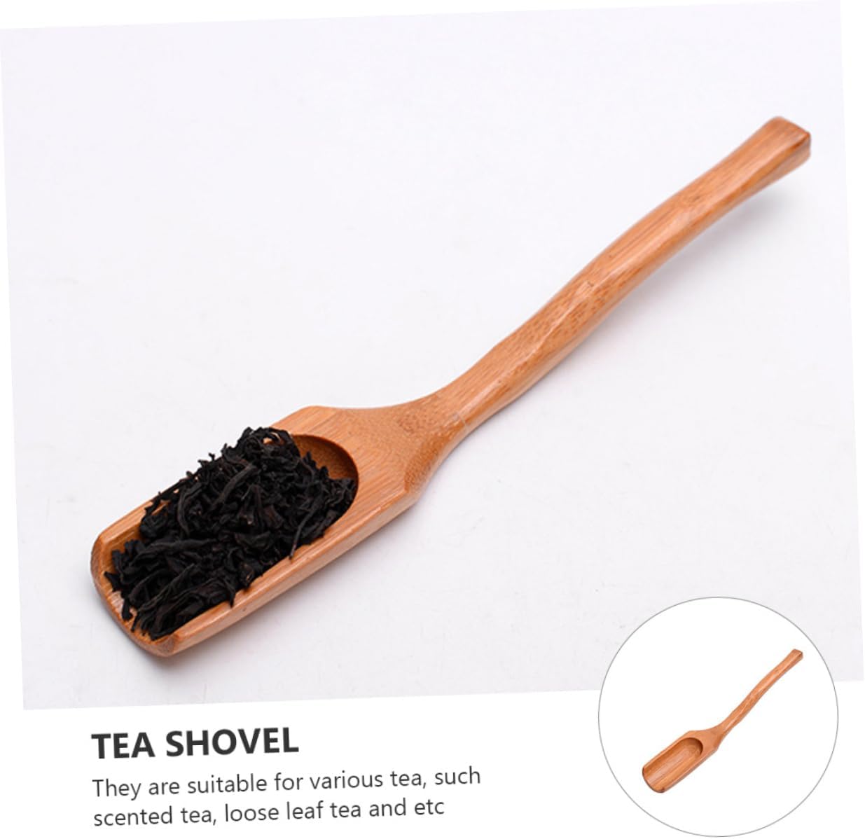 12pcs Tea Spoons Handle Curved Scoops for Tea Flour Nuts Ergonomic Grip Smooth for Home Restaurant Use