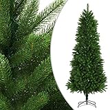 size_text vidaXL Árbol Artificial de Navidad con Hojas Realistas Decoración Adorno Estacional Diseño Distintivo Ramas Realistas Ligero Duradero 240cm Verde