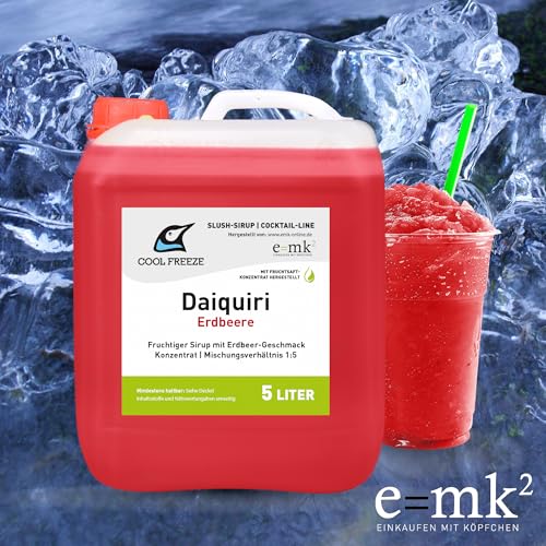 Cool Freeze Slush Sirup Set 4x5L – Daiquiri (Erdbeere), Piña Colada(Ananas Kokos), Caipirinha (Limone) – Cocktail Line Deluxe Summer Edition – alkoholfrei – mit Fruchtsaftkonzentrat – Made in Germany – Bild 5