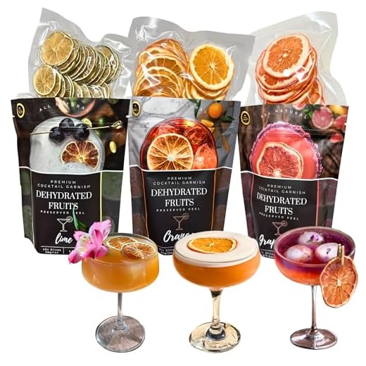 Dried Citrus Slice Cocktail Garnishes Set